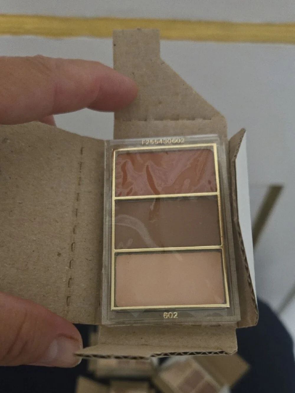 Dior Bundle Of 4 - Powder Blush Trio full size Refill - Warm Pink & Tan Trios
